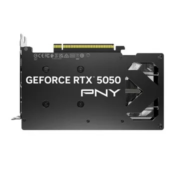 Karta graficzna PNY GeForce RTX 5050 — 8 GB GDDR6, 2317 MHz, 128-bitowa, PCIe x8 5.0, chłodzenie dwuwentylatorowe