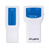 Tester PoE LANBERG NT-0402 — tester kabli sieciowych PoE z obsługą RJ-45/RJ-11, wskaźnikami LED, diodą zasilania, włącznikiem/wyłącznikiem