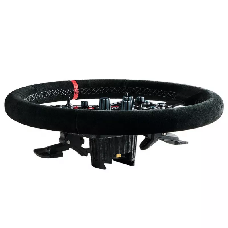 Asetek SimSports Lenkradkranz, wyprofilowany, 340 mm - czarny, zamsz