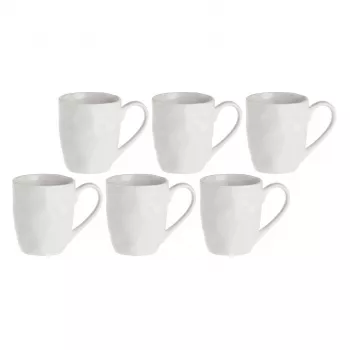 Zestaw 6 filiżanek LA PORCELLANA BIANCA U10077009U00-Z 110 ml porcelana
