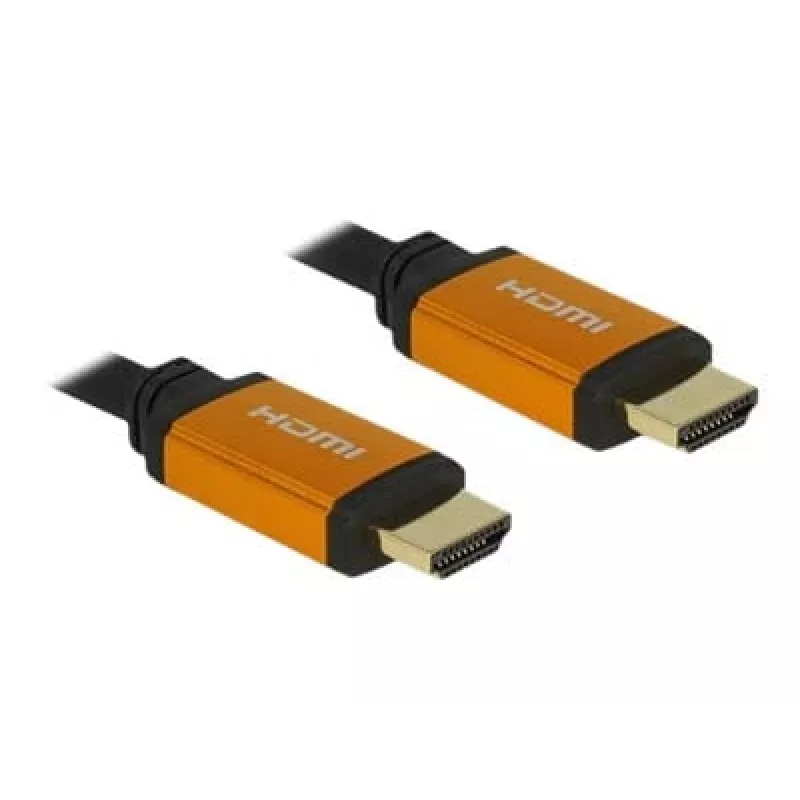 Kabel HDMI DeLOCK 85728 1.5m Typ A Czarny Złoty