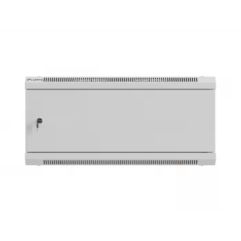 Szafa instalacyjna wisząca 19 cali LANBERG WF01-6404-00S 4U 600×450 mm, szara