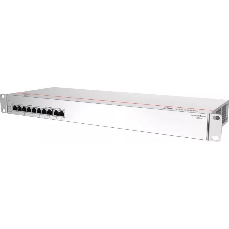 Huawei eKitEngine S380-S8T2T - Switch - managed - 8 x 10/100/1000 - rack-mountable (98012179)