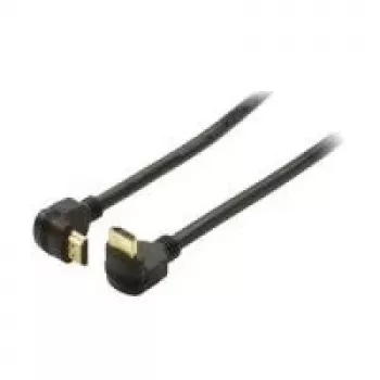 Kabel HDMI ShiverPeaks BASIC‑S wtyk A kątowy 3,0 m pozłacane styki
