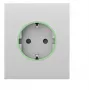 Ajax CenterCover Smart Type F Outlet Cover, biały