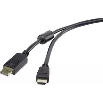 Kabel DisplayPort na HDMI Renkforce 5 m — cyfrowe połączenie audio/wideo