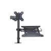 Uchwyt biurkowy ART L-24 81,3 cm (32) Czarny