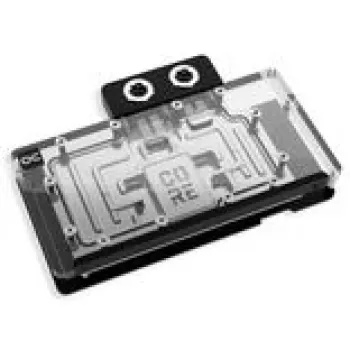 Blok chłodzenia cieczą Alphacool Core RX 9070 XT Swift+ Transparent Chrome do GPU