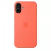 Etui silikonowe iPhone 16 Plus z MagSafe - Tangerine