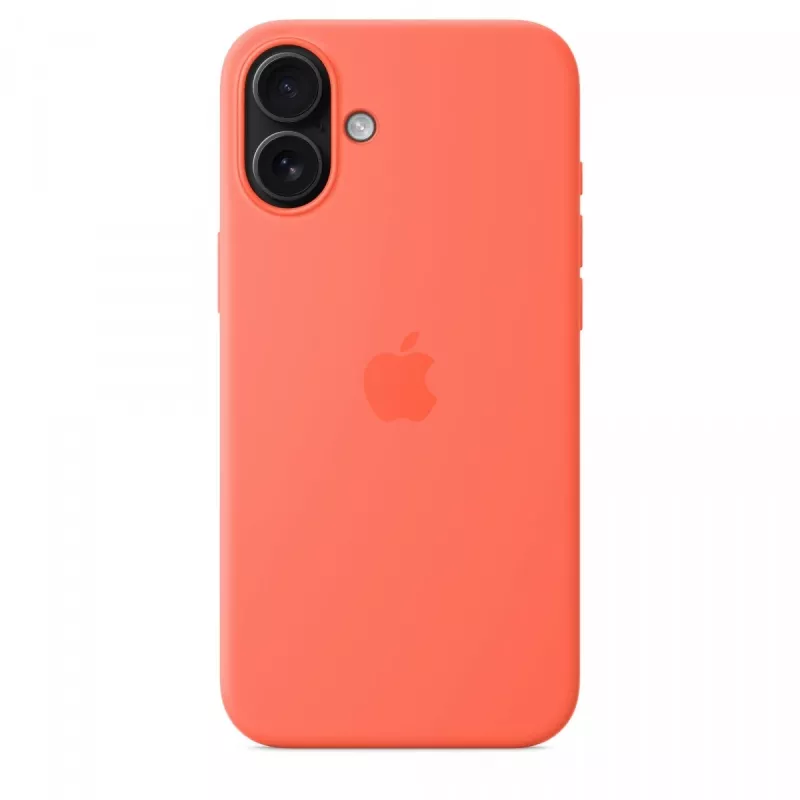 Etui silikonowe iPhone 16 Plus z MagSafe - Tangerine