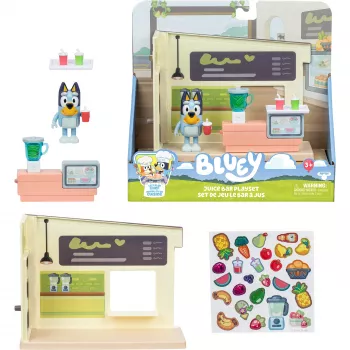 Zestaw figurek niebieskiy Mini Juice Shop