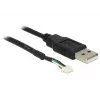 Kabel do kamery DeLOCK 95986 1,5 m czarny