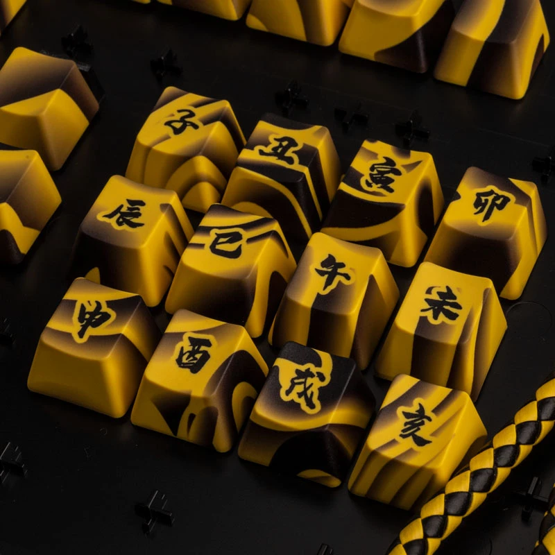 Ducky Traitors TIGER SKETCH Limited Keycap Set PBT układ US