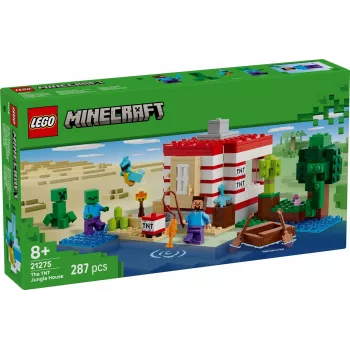 Zestaw konstrukcyjny LEGO Minecraft 21275 Dom w dżungli z TNT