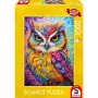 Puzzle 1000 elementów Schmidt Spiele 59782 — Sowa w papugiej sukience, puzzle, 1000 elementów