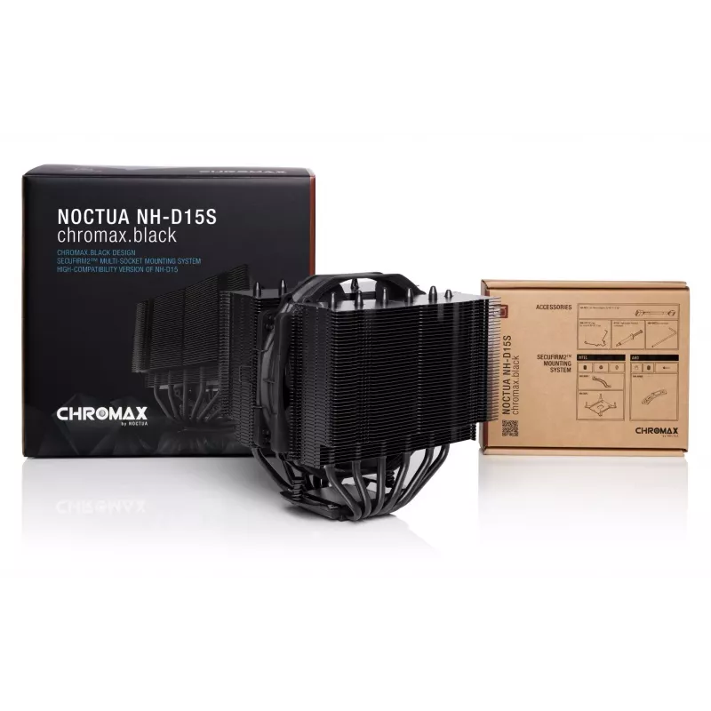 Noctua NH-D15S chromax.Czarny Chłodzenie procesora 14 cm 1 szt.