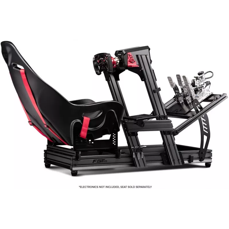 Next Level Racing - F-GT Elite Formula & GT Aluminium Profile Simulator Cockpit- Side And Front Mount Edition (396039)