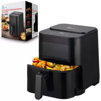 Extralink HOME AIR 5.2L EU SJ-520 frytkownica Single 1600 W Frytownica bezolejowa Czarny