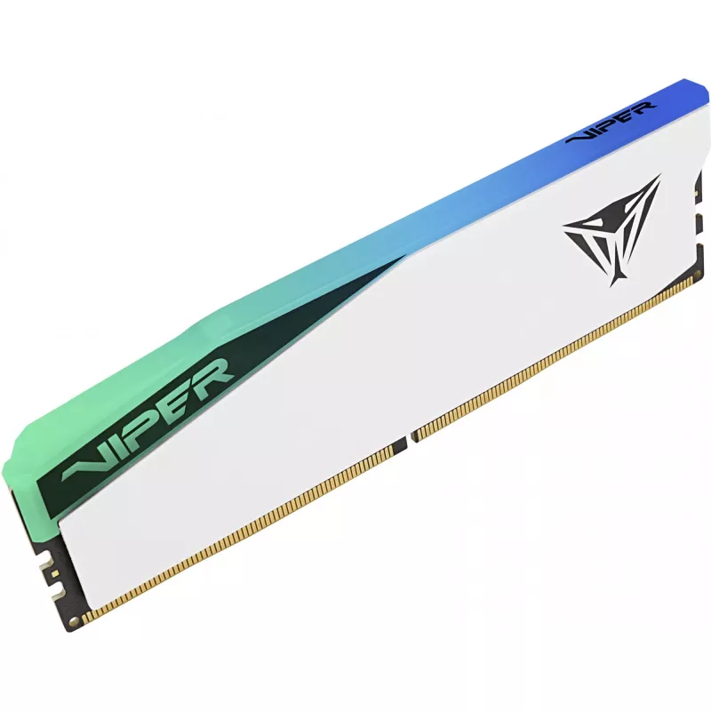 DIMM 48 GB DDR5-6000 (2x 24 GB) Dual-Kit, Pamięć Biała, PVER548G60C42KW, Viper Elite 5 RGB, INTEL XMP, AMD EXPO