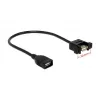 Kabel USB DeLOCK 0.25m 2x USB 2.0-A