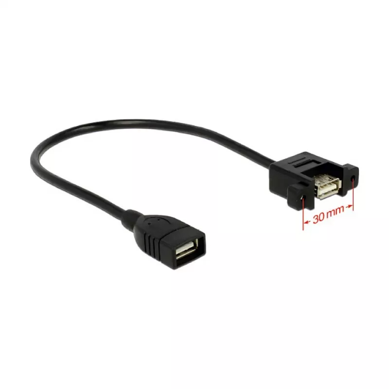 Kabel USB DeLOCK 0.25m 2x USB 2.0-A