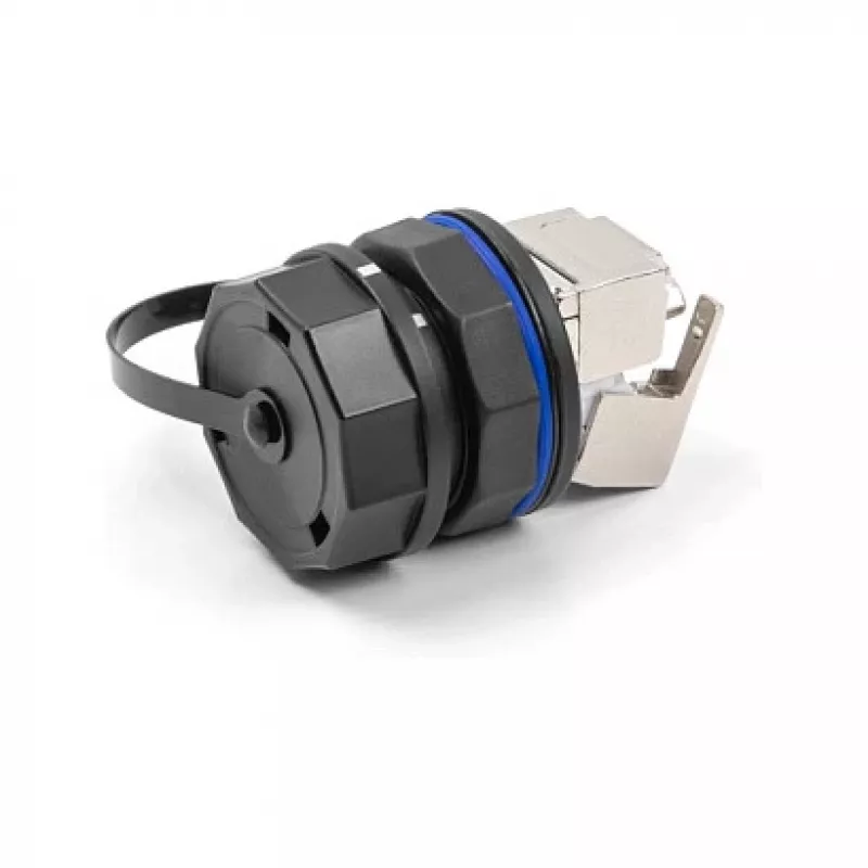 DeLOCK 67050 nasadka ochronna do wbudowanych złączy RJ45, IP68, czarna
