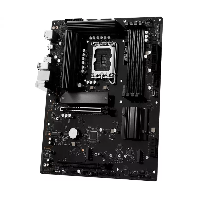 Płyta główna ASRock B860 Pro-A — Intel B860 ATX, LGA 1851, DDR5, 4x DIMM, 256GB, 2.5Gb LAN, 1x M.2, 4x SATA III