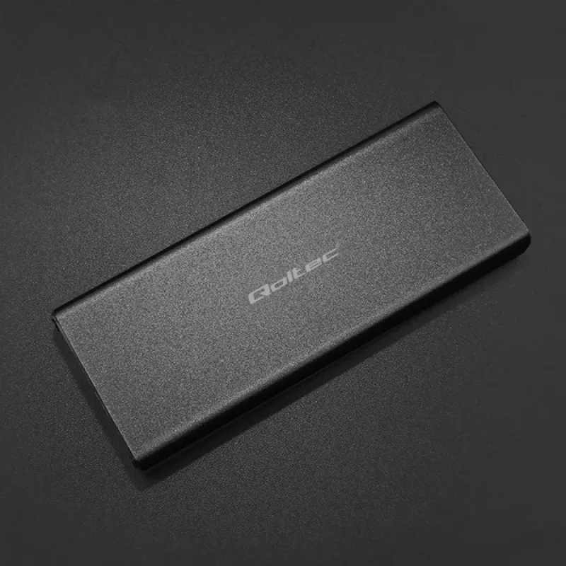 Obudowa zewnętrzna dla dysku SSD M.2 SATA QOLTEC 51854 USB 3.0 bez narzędzi