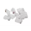 Wtyk RJ45 GEMBIRD PLUG3UP6/100, Cat5, prosty męski, przezroczysty, złote styki, opakowanie 100 szt.