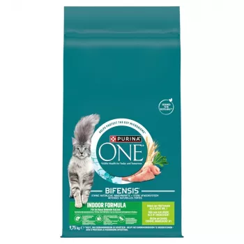 Sucha karma dla kota Purina Nestlé PURINA ONE Indoor Formula Turkey 9,75 kg, dorosłe koty niewychodzące, 36% białka, 13% tłuszczu