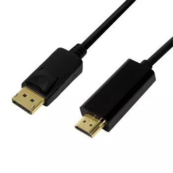 LogiLink CV0126 adapter kablowy wideo 1 M DisplayPort HDMI Typ A (Stand