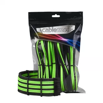 Wewnętrzny kabel zasilający CableMod CM-PCAB-BKIT-NKKLG-3PK-R Czarny Zielony