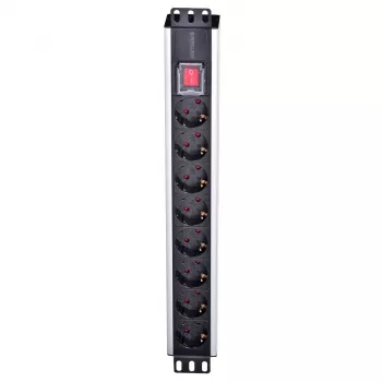 Listwa zasilająca rackmount Intellinet 19 cali 8-gniazdowa typ niemiecki