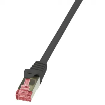 LOGILINK CQ2013S LOGILINK Kabel krosowy kat.6 S/FTP PIMF PrimeLine 0,25m, czarny