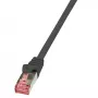 LOGILINK CQ2013S LOGILINK Kabel krosowy kat.6 S/FTP PIMF PrimeLine 0,25m, czarny