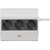 Brennenstuhl 1150070, 3 m, 3 wyjścia AC, do zastosowań wewnętrznych, IP20, antracytowy, biały, 16 A