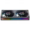 120 mm x2 ARGB PWM wentylatory obudowy, Jonsbo ZA-240 Infinity Mirror 240 mm czarne