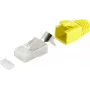 Złącze przewodowe RJ-45 S/CONN 72067-10Y białe żółte