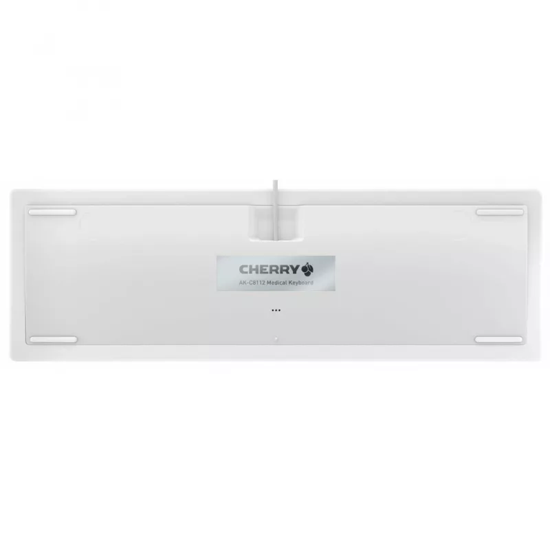 Contour Design Active Key Contour QuickClean Klawiatura Medyczna Zdejmowana Osłona Pełnowymiarowa Przewodowa Biała DE C8112