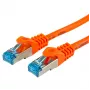 Wentronic Goobay CAT 5e Patch kabel, SF/UTP, Orange, 0.25 m - CCA miedź Mix (95209)