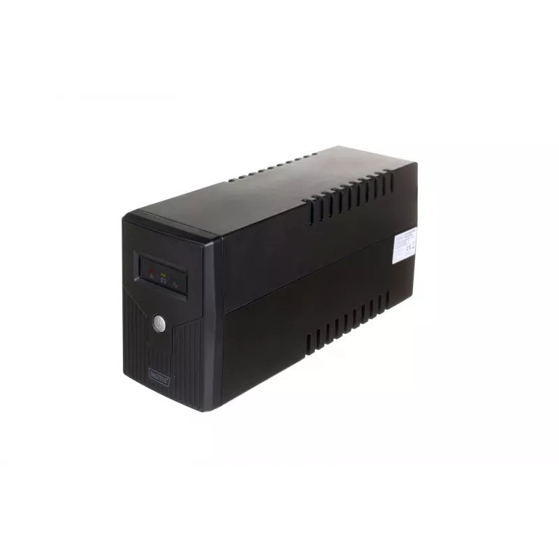 Zasilacz awaryjny UPS DIGITUS Line-Interactive DN-170064-B 800 VA (480 W), AVR, LCD, Tower, 2 gniazda AC, typ F