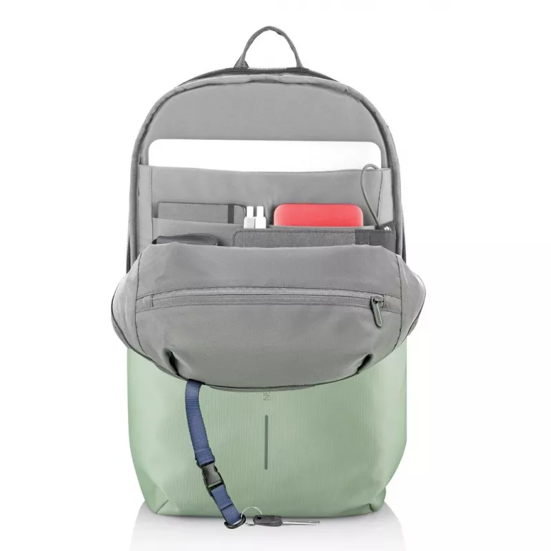 Plecak antykradzieżowy XDDESIGN Bobby Soft — Iceberg zielony, model P705.999