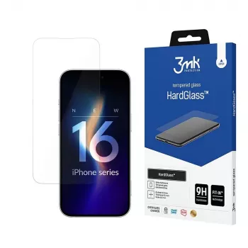 3MK HardGlass Clear folia ochronna Apple iPhone 16 Pro odporna na uderzenia i zarysowania