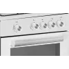 Simfer Cooker 4401SGRBB Typ płyty Gazowa Typ piekarnika Gazowy Biały Szerokość 50 cm 49 L Głębokość 55 cm