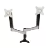 SilverStone SST-ARM22SC Uchwyt na dwa monitory - srebrny