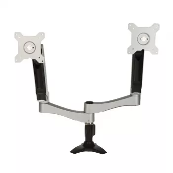 SilverStone SST-ARM22SC Uchwyt na dwa monitory - srebrny