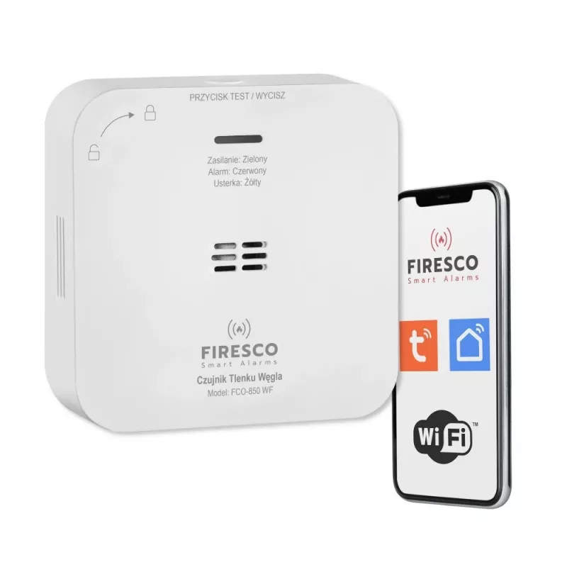 Detektor czadu z funkcją komunikacji FCO-850 WF