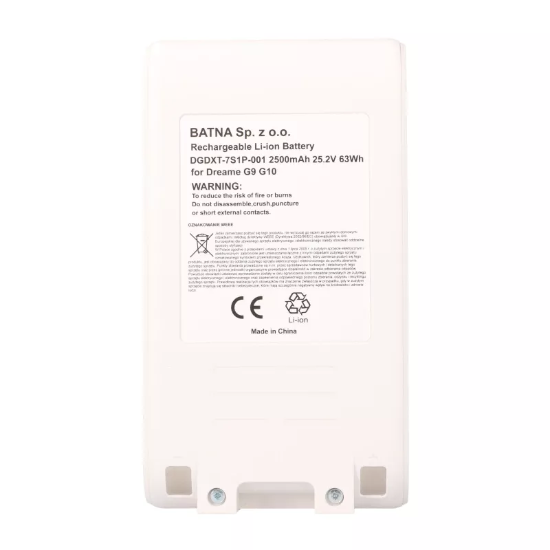 Bateria do odkurzacza G9 G10 25,2V 2500mAh