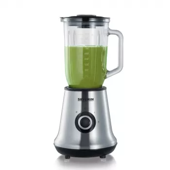Blender stołowy Severin SM 3734 Czarny - Stal nierdzewna 1l 500W Mikser (SM 3734)