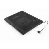 Podstawka pod laptopa Gembird NBS-1F15-04 do laptopów do 15 cali, czarna, ABS, 330×250×25 mm